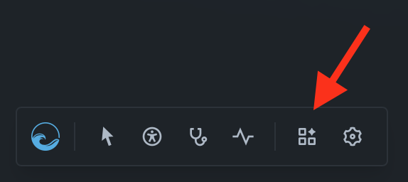 Tidewave Connect icon in the Toolbar