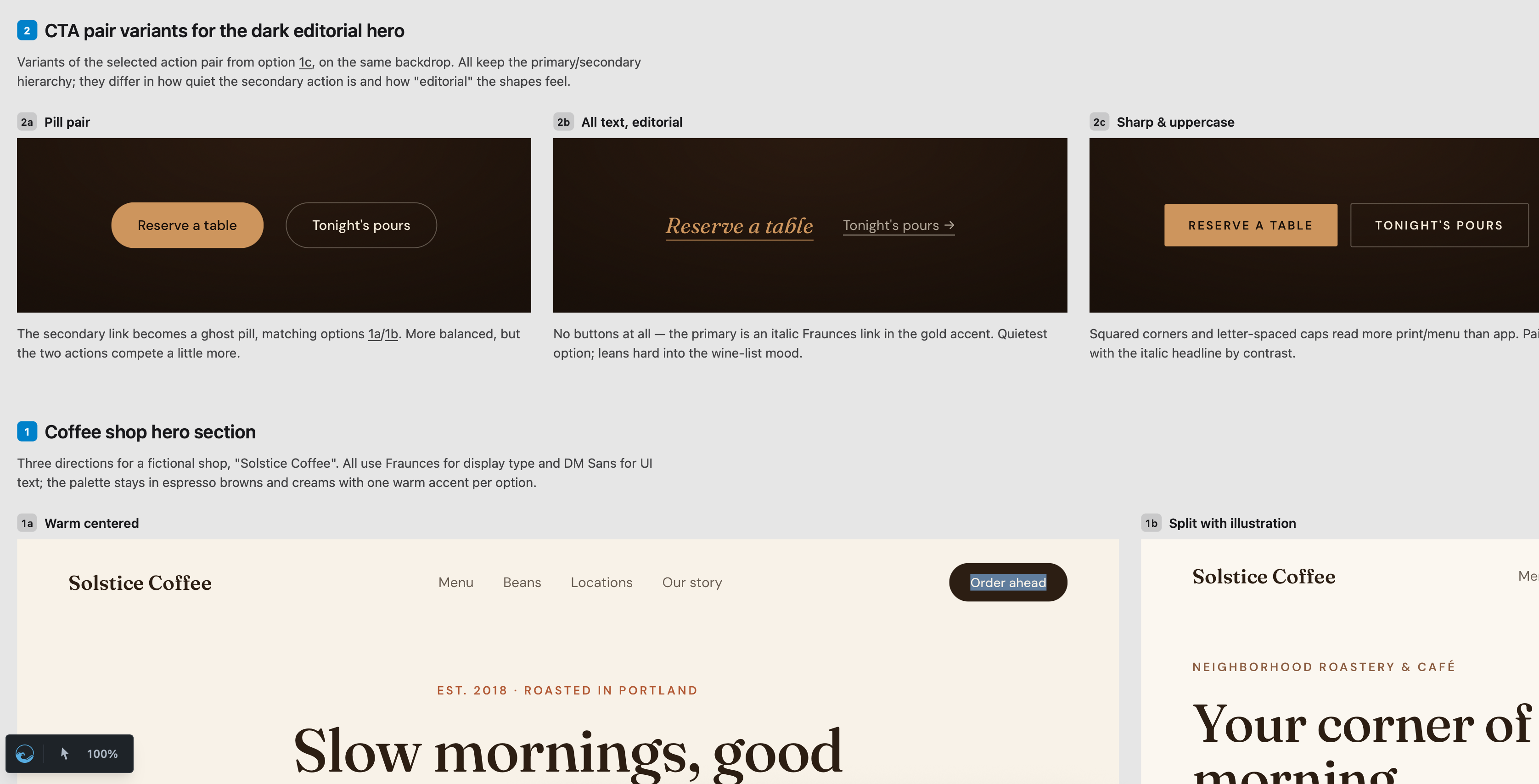 Design canvas example